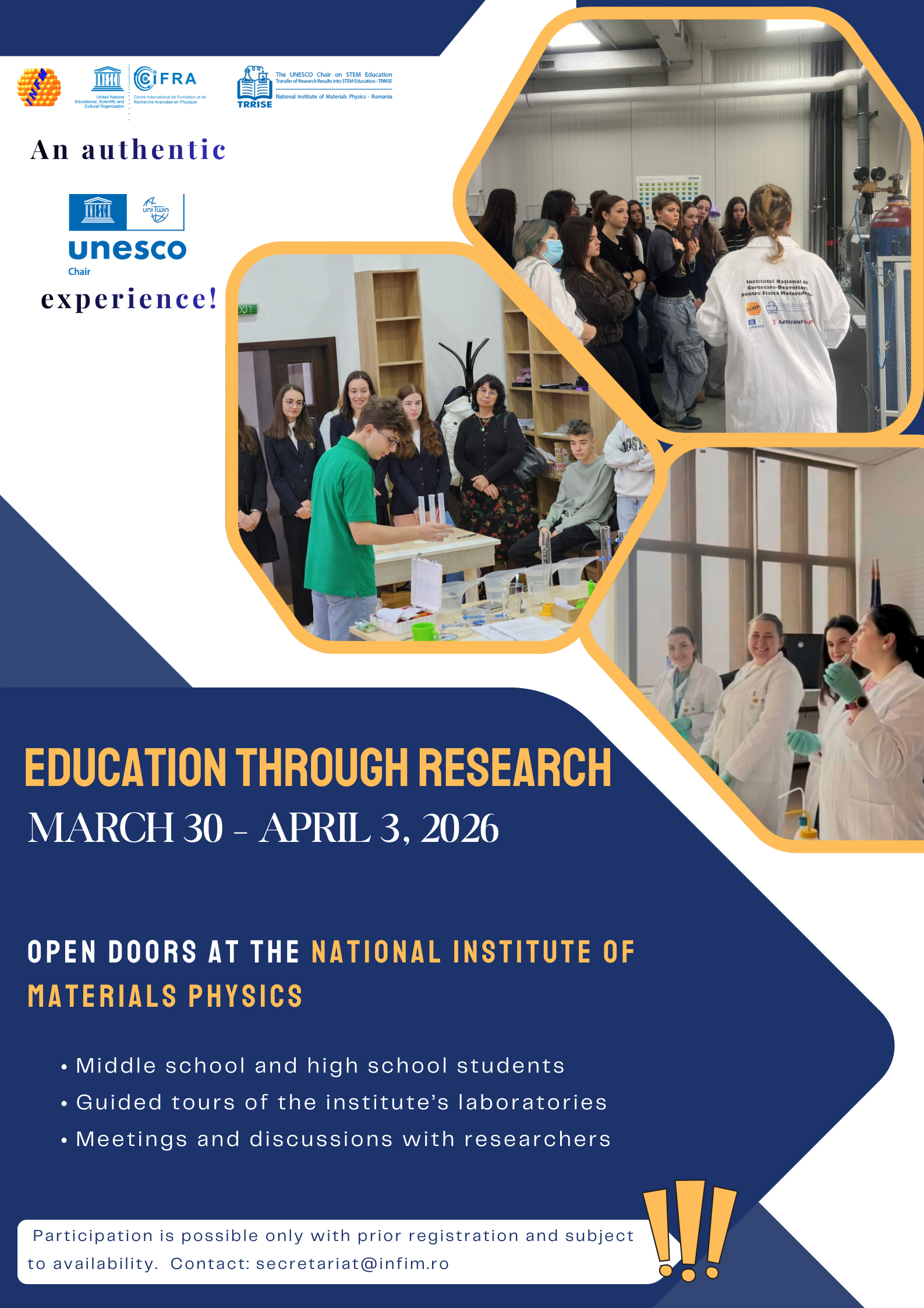 Education through Research!